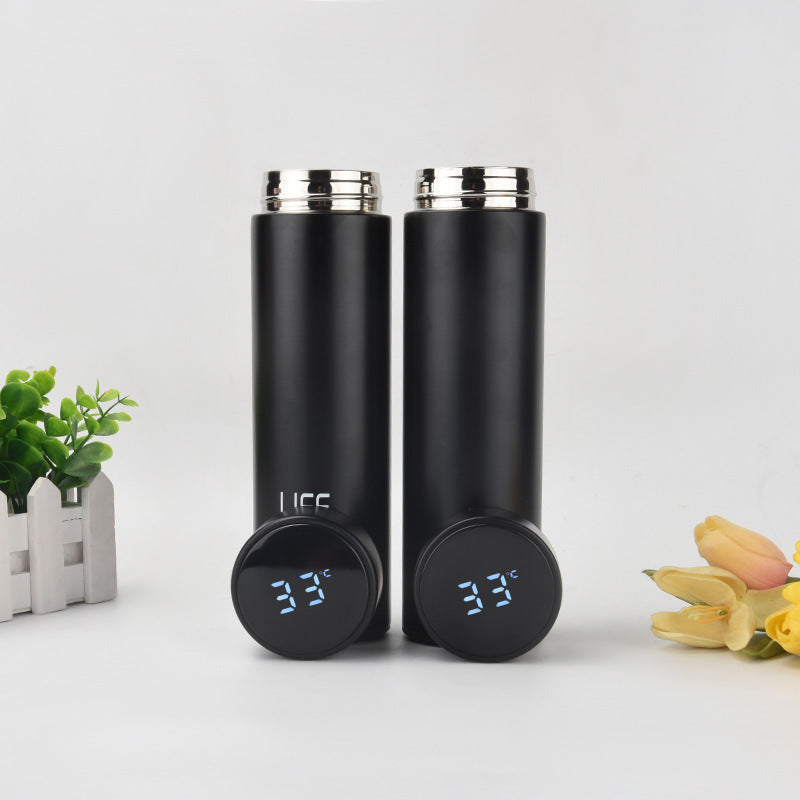 Stainless Steel Smart Vacuum Flask Straighten The Car Easily