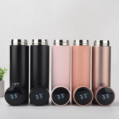 Stainless Steel Smart Vacuum Flask Straighten The Car Easily
